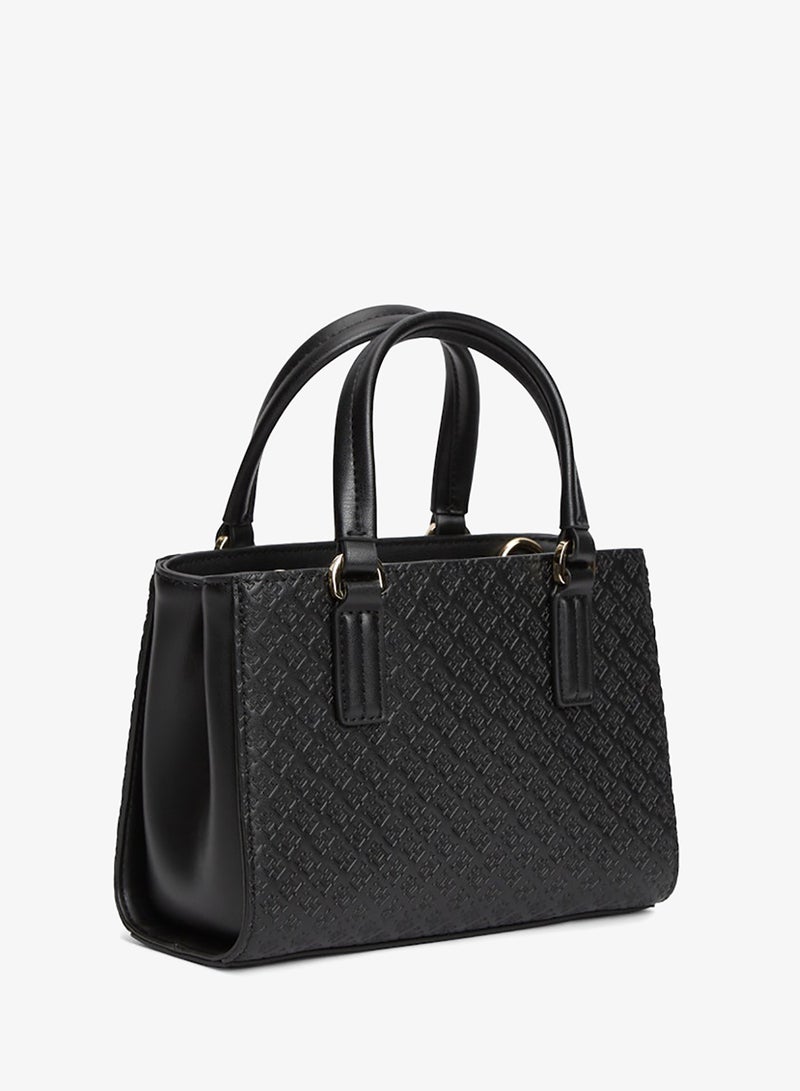 TOMMY HILFIGER TH Monogram Crossbody Tote Bag - Image 3